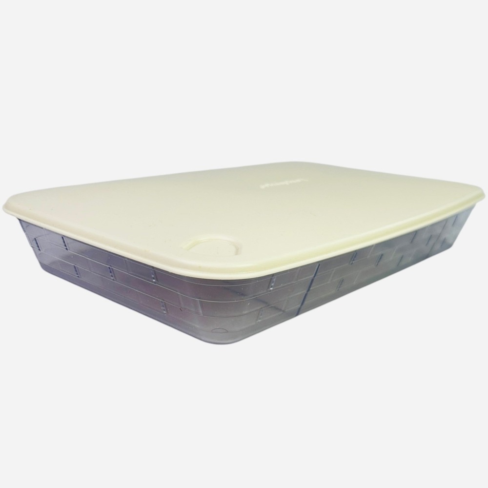 Longaberger CHEESE & CRACKER 9x13 Serving Solutions Protector with Lid #45144